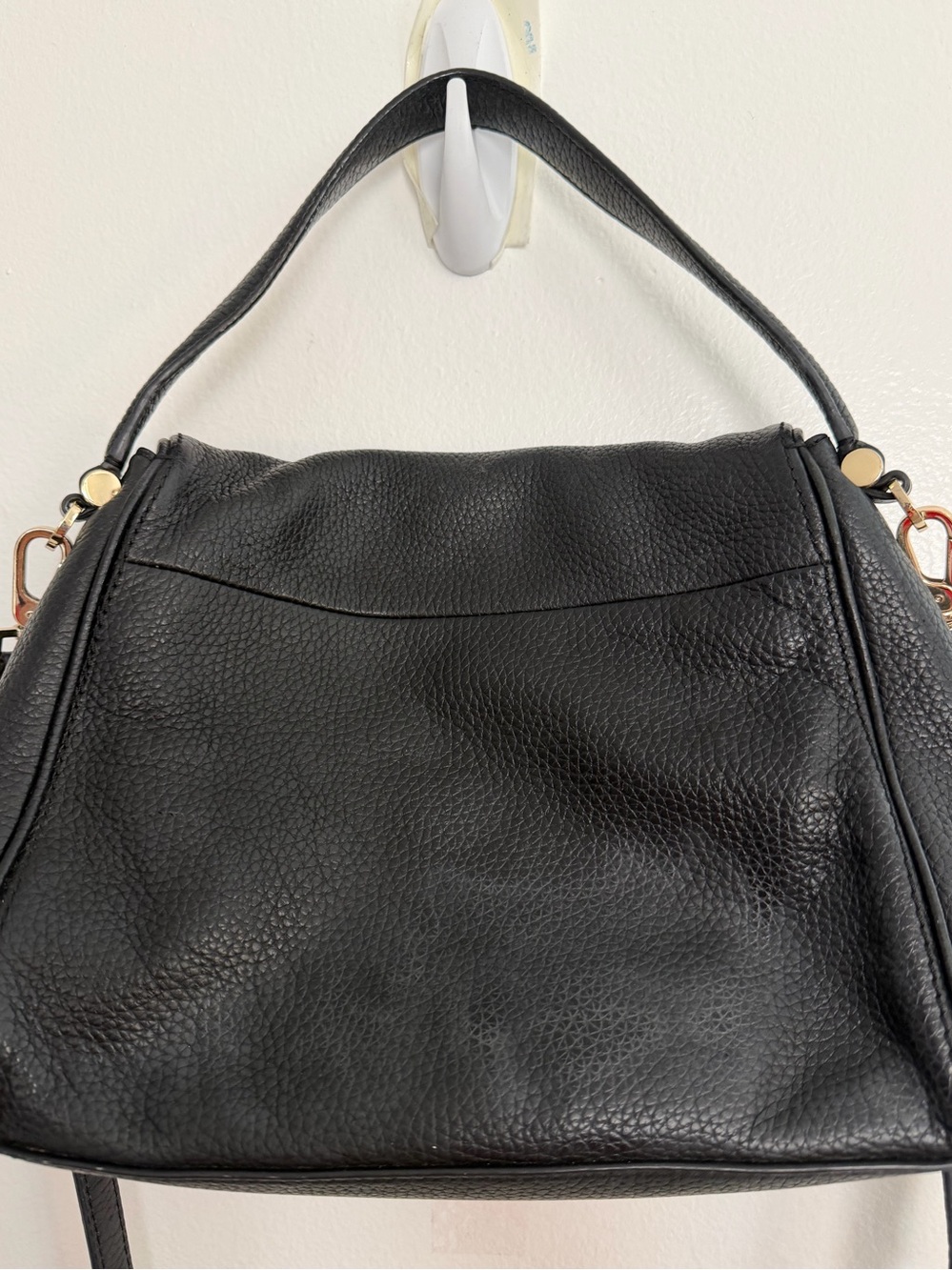 Kate Spade Chester Street Black Pebbled Leather Crossbody bag Satchel Tassel - Picture 4 of 14